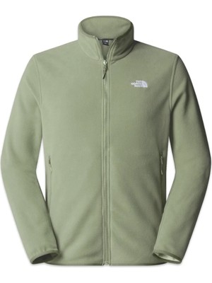The North Face NF0A8D0R M Glacier Fleece Jacket Açık Yeşil Erkek Outdoor