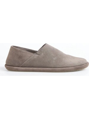 Fabrika Süet Süet Vizon Erkek Espadril Menthıs