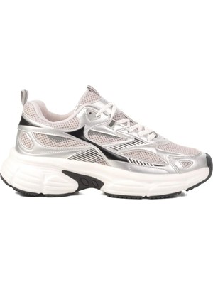 Playup Gümüş Fileli Hafif Kadın Spor Ayakkabı GS-251-530 G