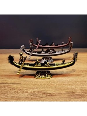 DS LLC Metal Dekoratif Venedik Kayık
