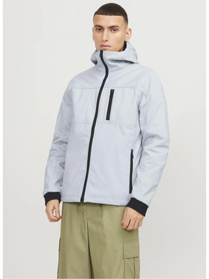 Jack & Jones Gri Erkek Mont Jcoprıme Embroıdery Softshell
