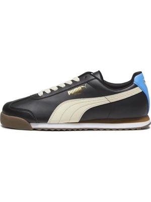 Puma Unisex Roma Basic Spor Ayakkabı Siyah Mavi 369571