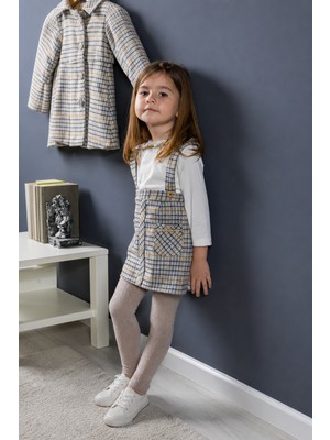 Baby Hola Kız Çocuk Jile Çıtçıtlı Badi 2'li Takım Kız Elbise 13467