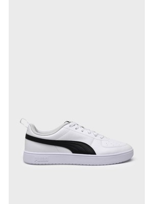 Puma Unisex Rickie Spor Ayakkabı Beyaz Siyah 387607