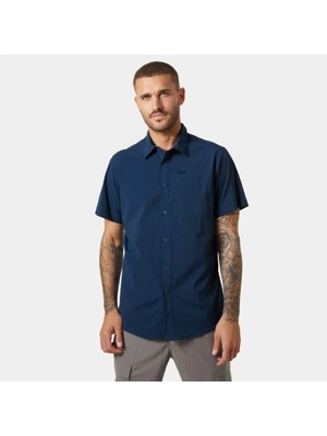 Helly Hansen Tofino Solen Short Sleeve Shirt Erkek Kısa Kollu Gömlek 63204-584 Lacivert