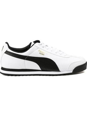 Puma Unisex Roma Basic Beyaz Siyah 353572