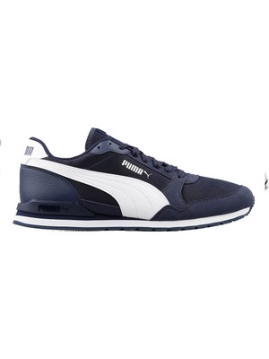 Puma Unisex St Runner V3 Mesh Spor Ayakkabı Lacivert Beyaz 384640
