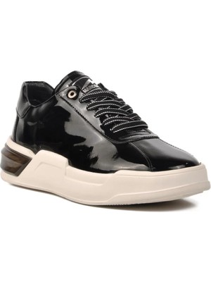 Marcomen 152-19197 Siyah Rugan-Beyaz Hakiki Deri Erkek Sneaker
