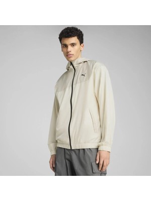 Puma Essentials Regular Erkek Bej Kapüşonlu Ceket