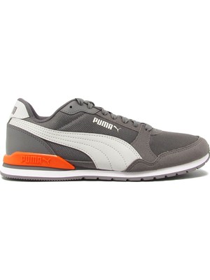 Puma Unisex St Runner V3 Mesh Spor Ayakkabı Gri Turuncu 384640