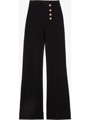 Fabrika Siyah Kadın Flare Denim Pantolon F4WL-PNT0633