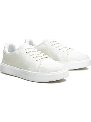 Timberland Emerson Street Low Lace U Beyaz Kadın Sneaker