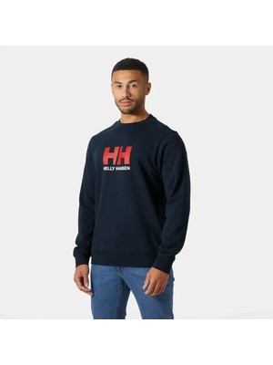 Helly Hansen Hh Logo Crew Sweatshırt Erkek Lacivert Sweatshirt HHA.54583-HHA.597