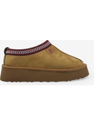 Pierre Cardin Kadın Ugg Günlük Ev Terliği Taba PC-54395