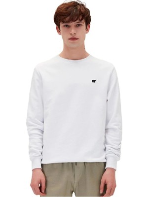 Bad Bear 20.02.12.012 Presage Crewneck Sweatshirt Beyaz