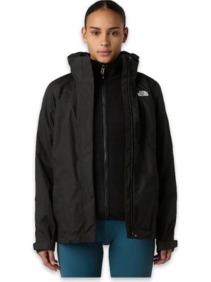 The North Face NF0A8E02 W Evolve Ii Triclimate Jacket L Siyah Kadın Outdoor Su Geçirmez Özellikli