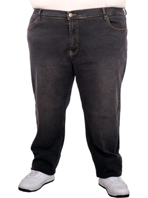 Mode Xl Büyük Beden Kot Pantolon Fenty Od 25920 Gri