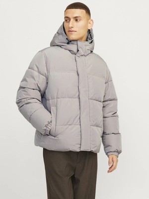 Jack & Jones Jack Jones Jjebradley Puffer Hood Sn Erkek Mavi Mont 12256974-07