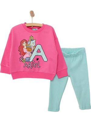 TeknoKapsül Disney Prenscess Kız Sweatshirt - Tayt Kız Bebek