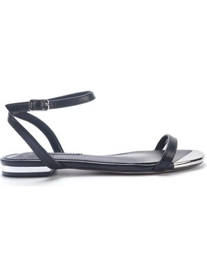 Nine West Maolaıne  5fx Siyah Kadın Düz Sandalet