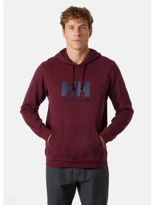 Helly Hansen Logo Hoodıe Kapişonlu Erkek Antrasit Sweatshirt HHA.33977-HHA.658