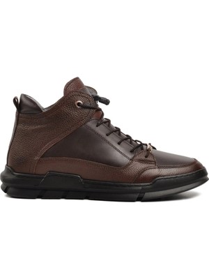 Aspor Kahve Hakiki Deri Sneaker Erkek Bot