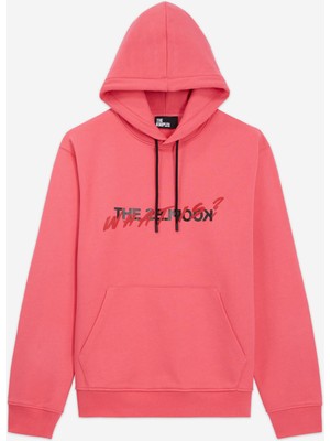 The Kooples Erkek Baskılı Pembe Sweatshırt