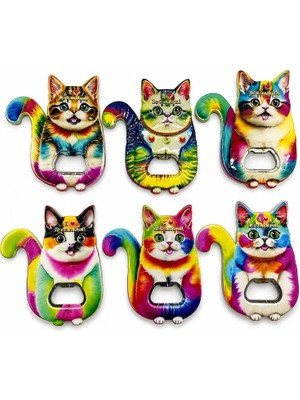 Raftan Topla Kedi Tasarımı Istanbul Temalı Buzdolapı Süsü Magnet ALK5407