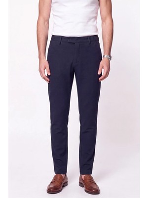Efor Erkek Comfort Fit Gofre Kumaş Esnek Pamuk Lacivert Jogger Pantolon P 1224
