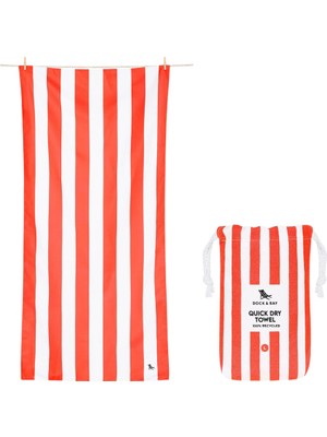Dock And Bay Plaj Havlusu Cabana Xl Wakiki Coral
