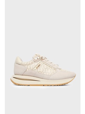 Guess Energy Deri Karışımlı Sneaker Ayakkabı FLTEG5LEA12 Bayan Ayakkabı Flteg5 LEA12 Offwh