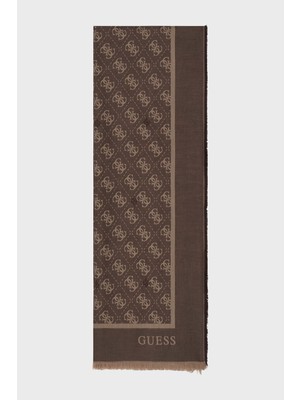 Guess Jacquard Logolu 70 x 180 cm Şal AW5529VIS03 Bayan Şal AW5529 VIS03 Bro