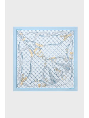 Guess Maxine Desenli 90 x 90 cm Eşarp AW5535POL03 Bayan Eşarp AW5535 POL03 Pdl