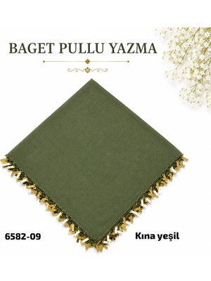 Sedef Baget Pullu Yazma