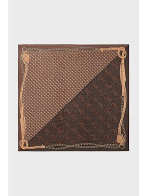 Guess Lindsey Desenli 120 x 120 cm Eşarp AW5536MOD03 Bayan Eşarp AW5536 MOD03 Bnl
