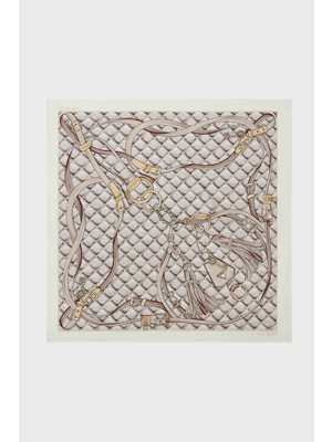 Guess Maxine Desenli 90 x 90 cm Eşarp AW5535POL03 Bayan Eşarp AW5535 POL03 Ofo