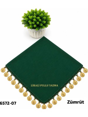 Sedef Lira Pullu Yazma