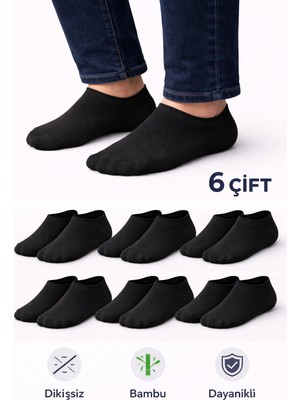 Ducks Socks Erkek Bambu 6'lı Dikişsiz Sneakers Çorap