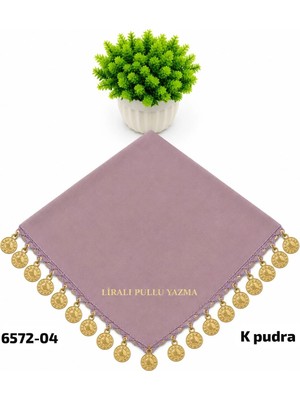 Sedef Lira Pullu Yazma