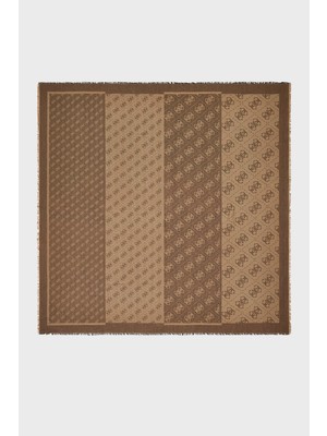 Guess Lindsey Logolu 120 x 120 cm Eşarp AW5526VIS03 Bayan Eşarp AW5526 VIS03 Bnl