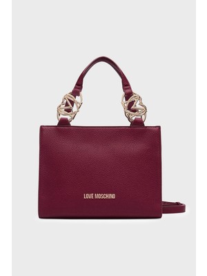 Love Moschino Logolu Çıkarılabilir Askılı Çanta Bayan Çanta JC4006PP1PLB0552