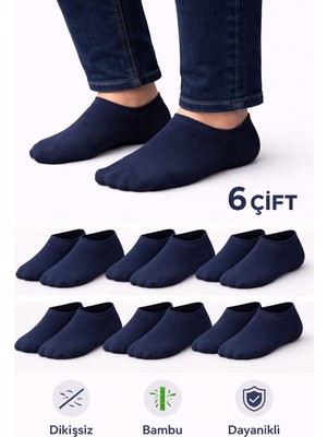 Ducks Socks Erkek Bambu 6'lı Dikişsiz Sneakers Çorap