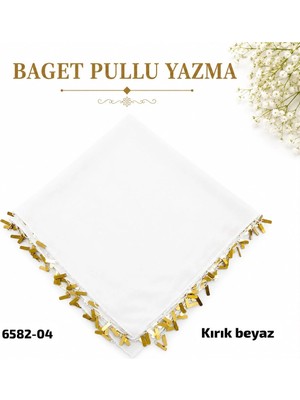 Sedef Baget Pullu Yazma
