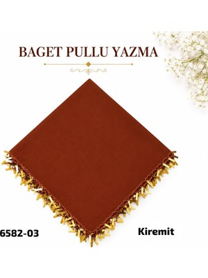 Sedef Baget Pullu Yazma