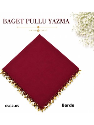 Sedef Baget Pullu Yazma