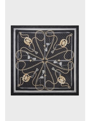 Guess Desenli 120 x 120 cm Eşarp AW5537POL03 Bayan Eşarp AW5537 POL03 Bla