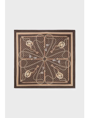 Guess Desenli 120 x 120 cm Eşarp AW5537POL03 Bayan Eşarp AW5537 POL03 Bro