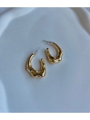 Demokan Kadın Küpe Kanca Tasarım Küpe