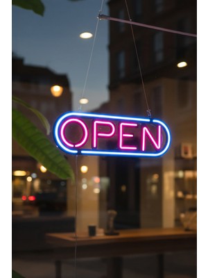 Morimora Open Neon Işık Modern
