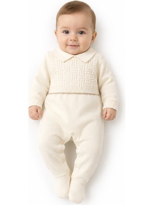 Baby Hola Unisex Triko Patikli Bebek Tulum 5603